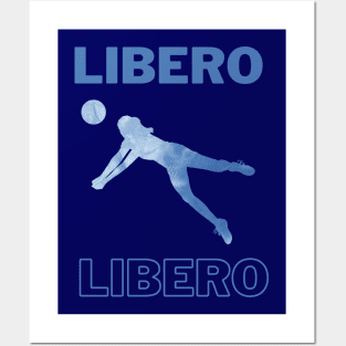 Volleyball Player Libero Posters and Art